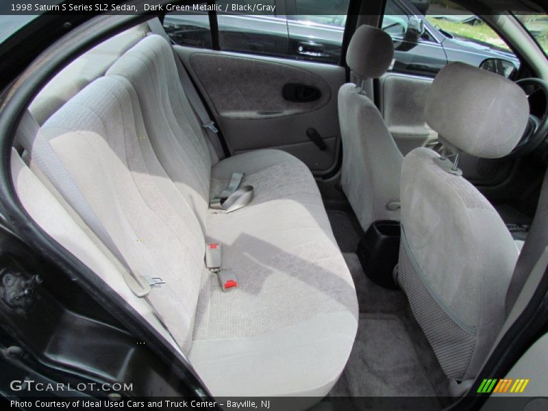 Dark Green Metallic / Black/Gray 1998 Saturn S Series SL2 Sedan