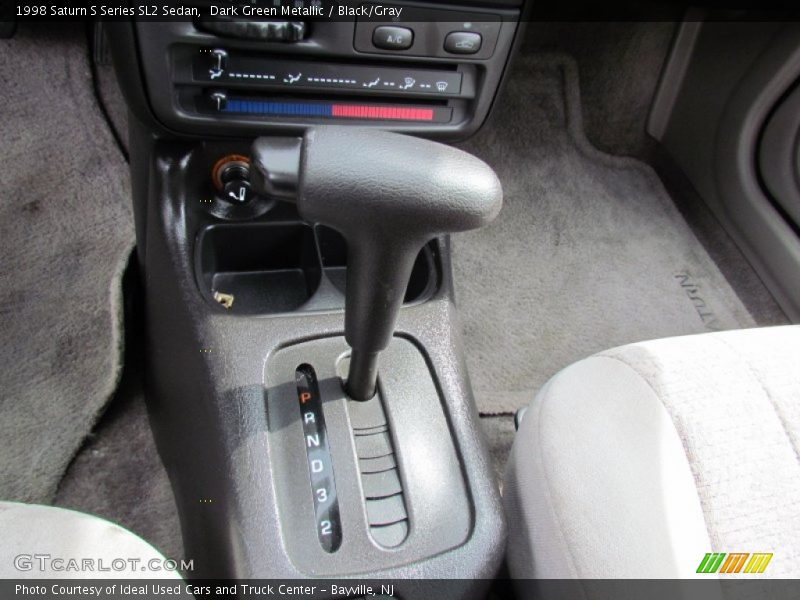 Dark Green Metallic / Black/Gray 1998 Saturn S Series SL2 Sedan