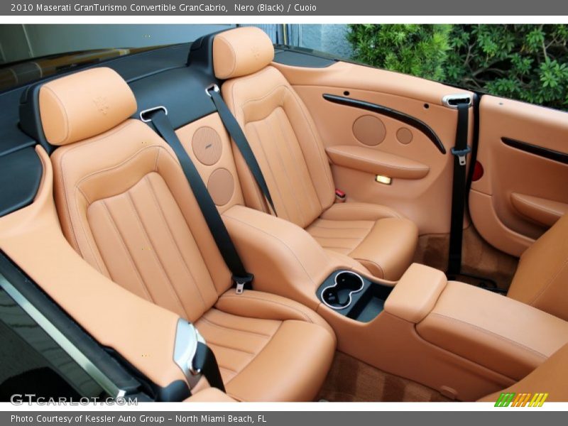 Rear Seat of 2010 GranTurismo Convertible GranCabrio