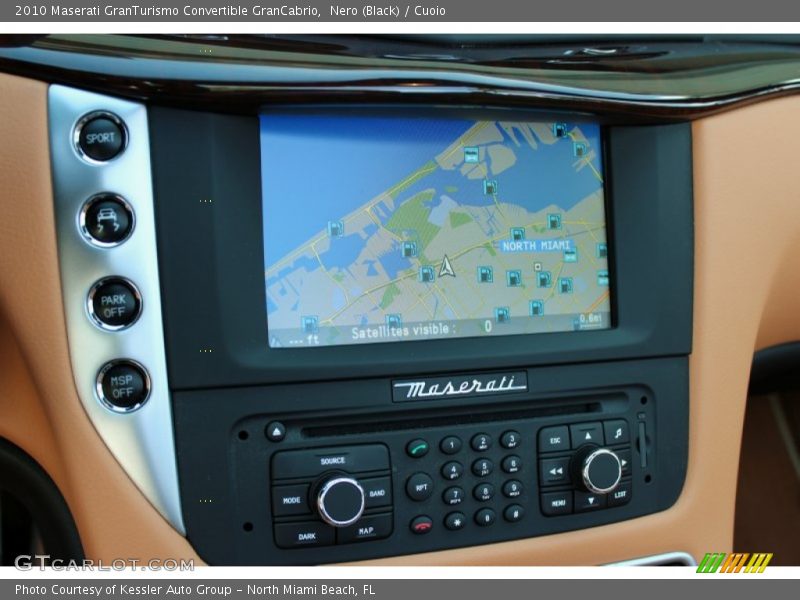 Navigation of 2010 GranTurismo Convertible GranCabrio