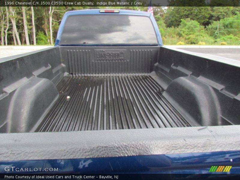 Indigo Blue Metallic / Grey 1996 Chevrolet C/K 3500 C3500 Crew Cab Dually