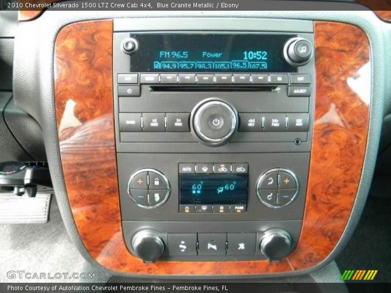 Blue Granite Metallic / Ebony 2010 Chevrolet Silverado 1500 LTZ Crew Cab 4x4