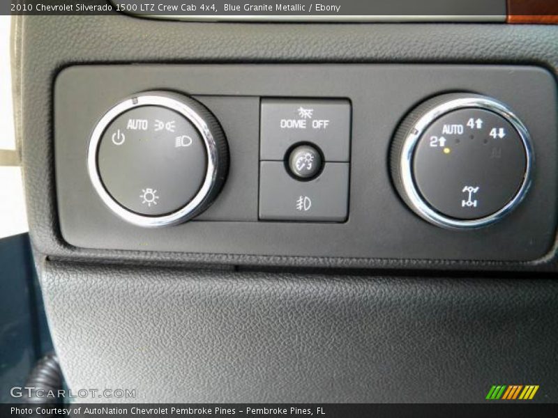 Blue Granite Metallic / Ebony 2010 Chevrolet Silverado 1500 LTZ Crew Cab 4x4