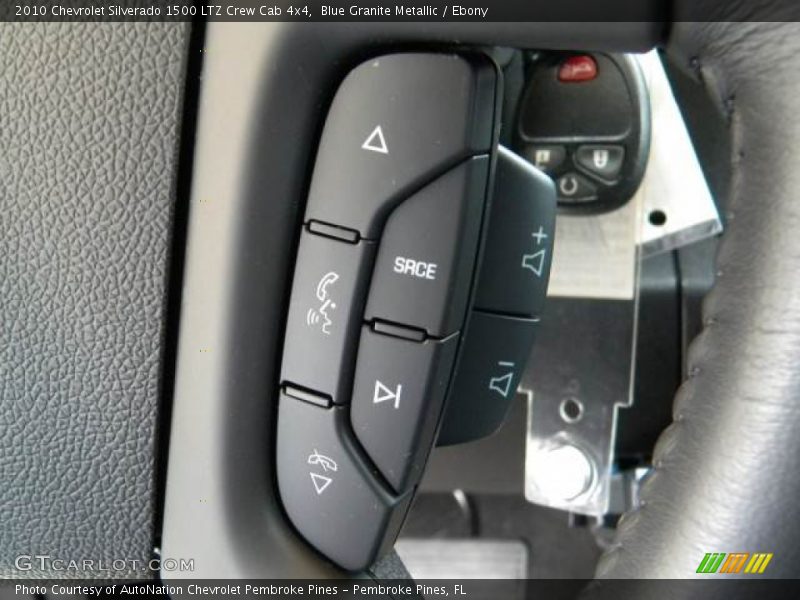 Blue Granite Metallic / Ebony 2010 Chevrolet Silverado 1500 LTZ Crew Cab 4x4