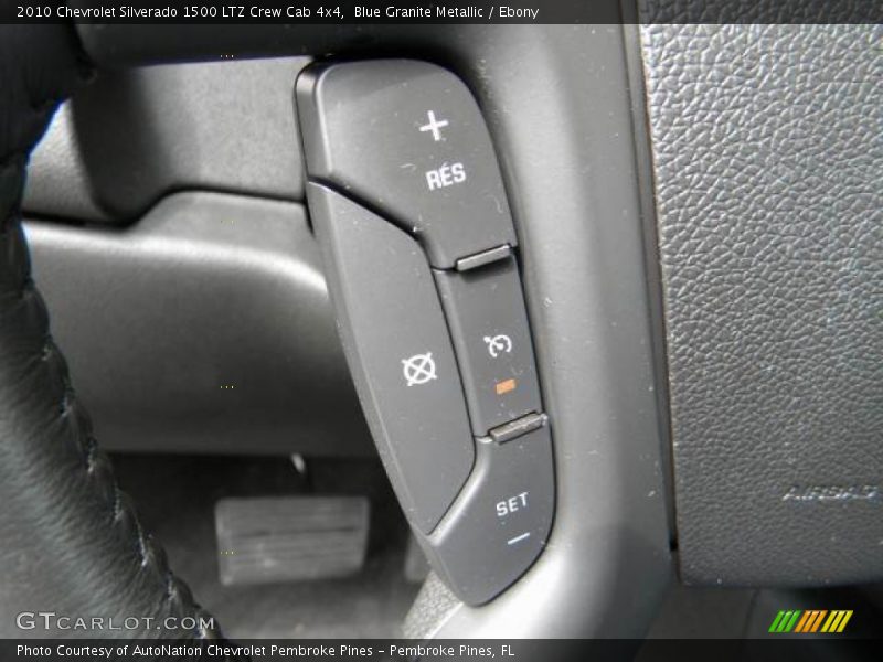 Blue Granite Metallic / Ebony 2010 Chevrolet Silverado 1500 LTZ Crew Cab 4x4