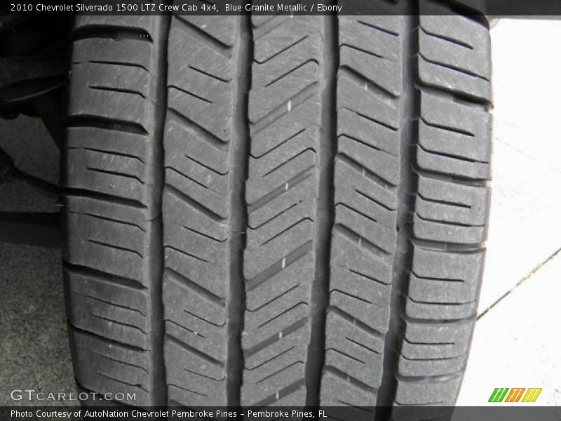 Blue Granite Metallic / Ebony 2010 Chevrolet Silverado 1500 LTZ Crew Cab 4x4