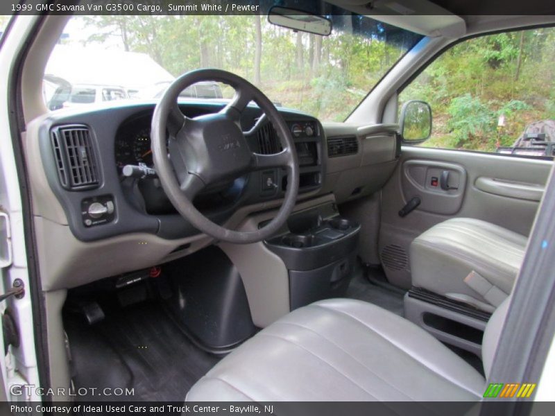 Pewter Interior - 1999 Savana Van G3500 Cargo 