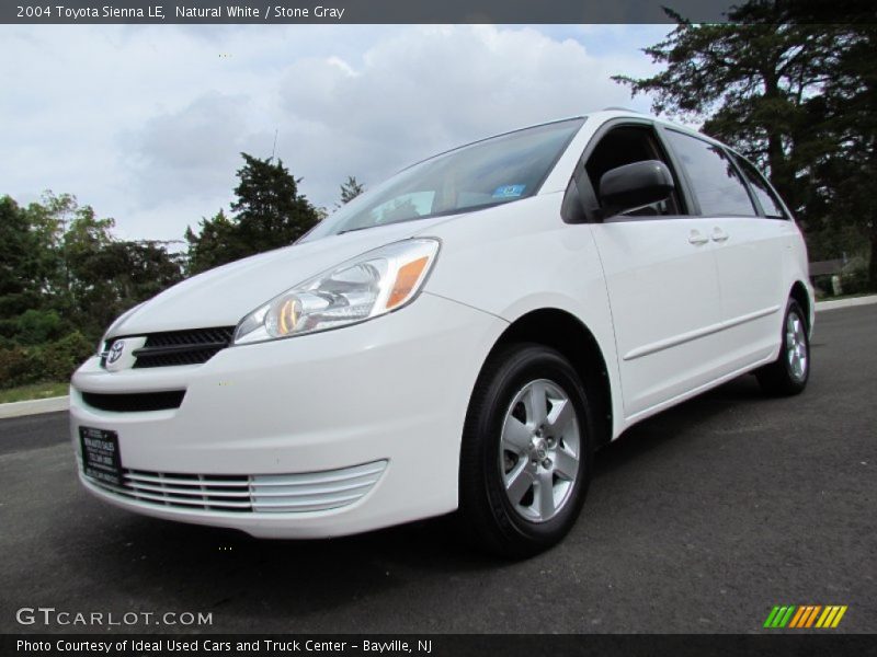 Natural White / Stone Gray 2004 Toyota Sienna LE