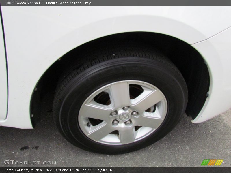 Natural White / Stone Gray 2004 Toyota Sienna LE