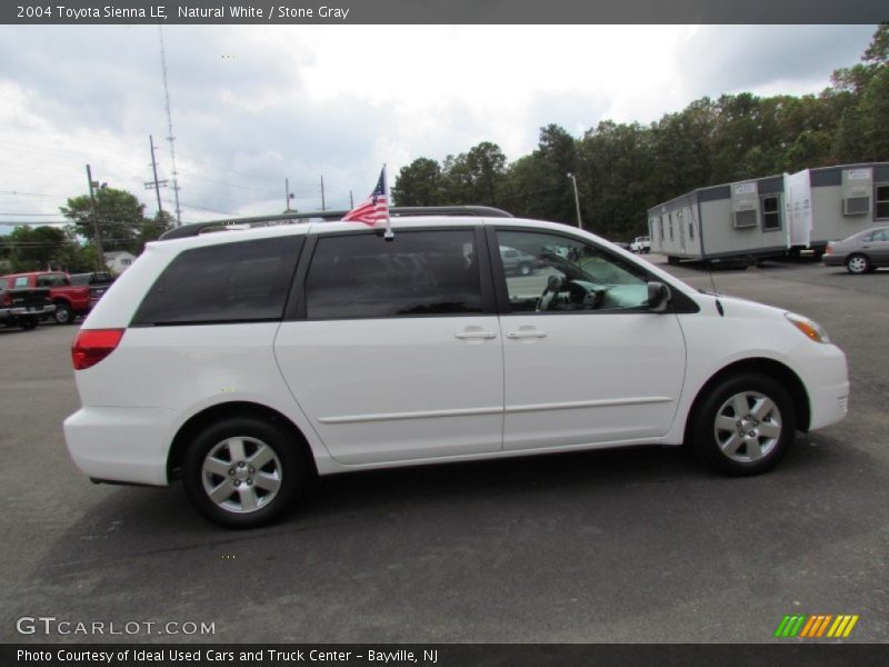 Natural White / Stone Gray 2004 Toyota Sienna LE