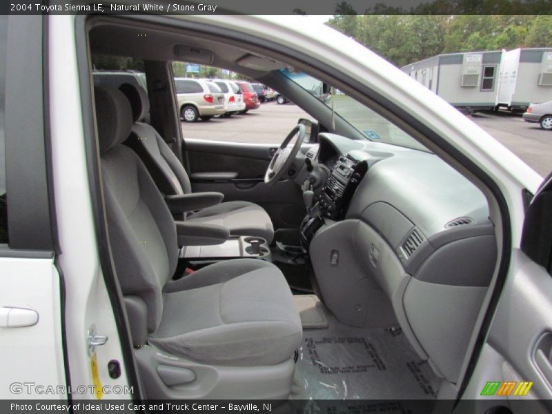 Natural White / Stone Gray 2004 Toyota Sienna LE