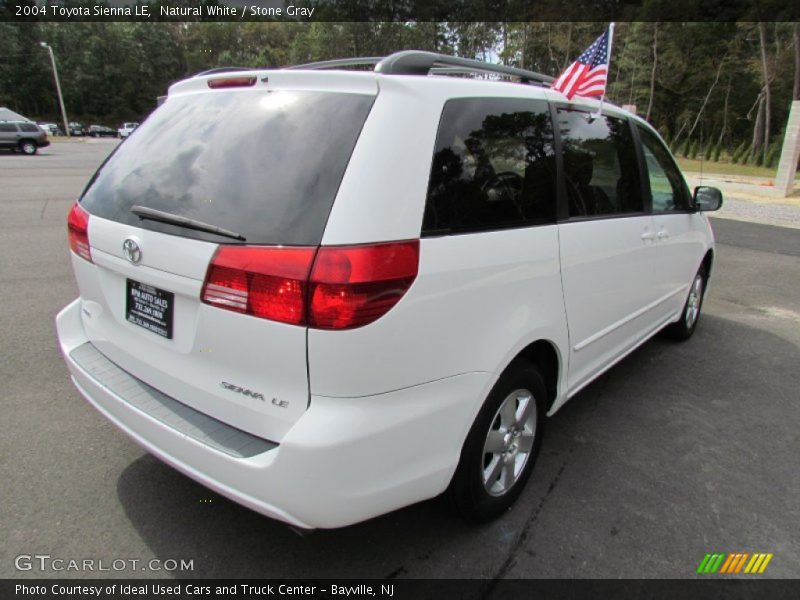 Natural White / Stone Gray 2004 Toyota Sienna LE
