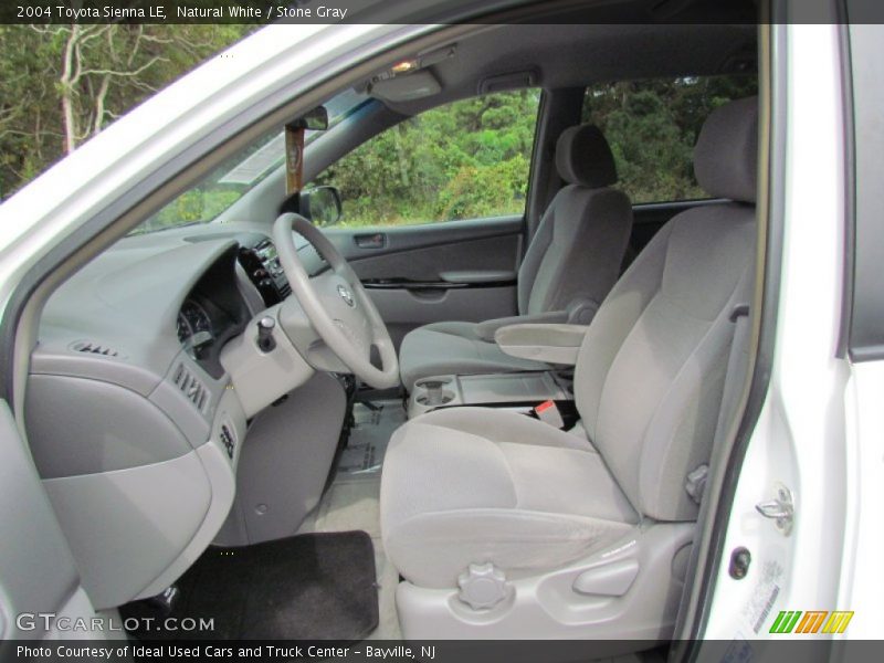 Natural White / Stone Gray 2004 Toyota Sienna LE