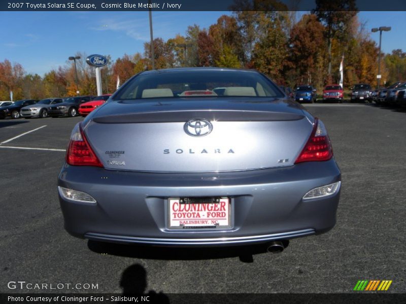Cosmic Blue Metallic / Ivory 2007 Toyota Solara SE Coupe