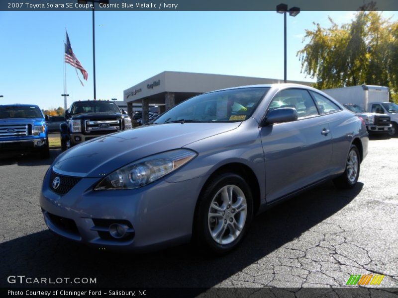 Cosmic Blue Metallic / Ivory 2007 Toyota Solara SE Coupe