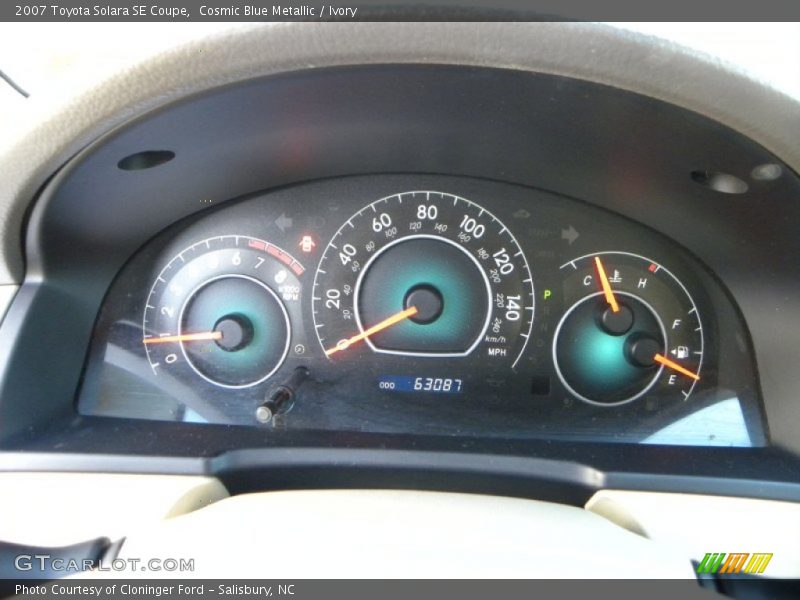 Cosmic Blue Metallic / Ivory 2007 Toyota Solara SE Coupe