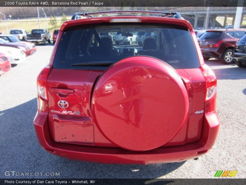 Barcelona Red Pearl / Taupe 2008 Toyota RAV4 4WD