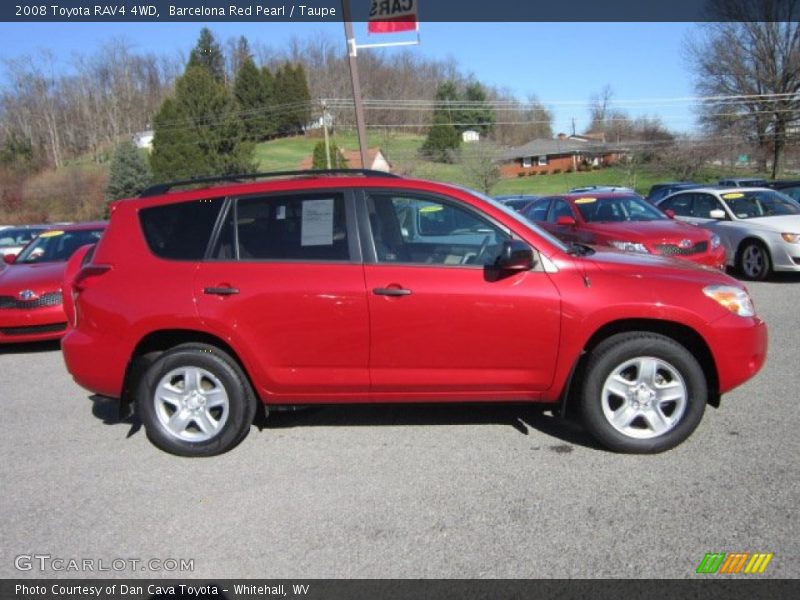 Barcelona Red Pearl / Taupe 2008 Toyota RAV4 4WD