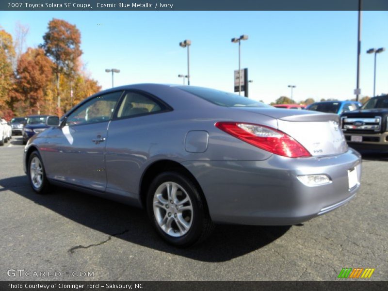 Cosmic Blue Metallic / Ivory 2007 Toyota Solara SE Coupe