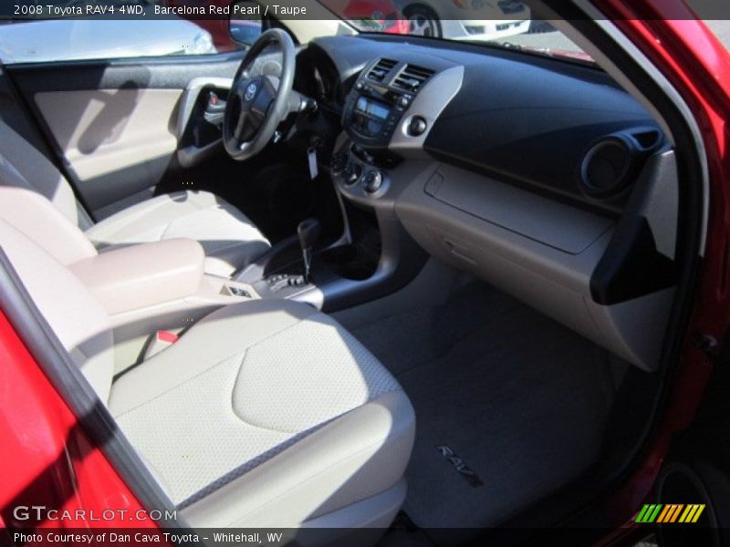 Barcelona Red Pearl / Taupe 2008 Toyota RAV4 4WD