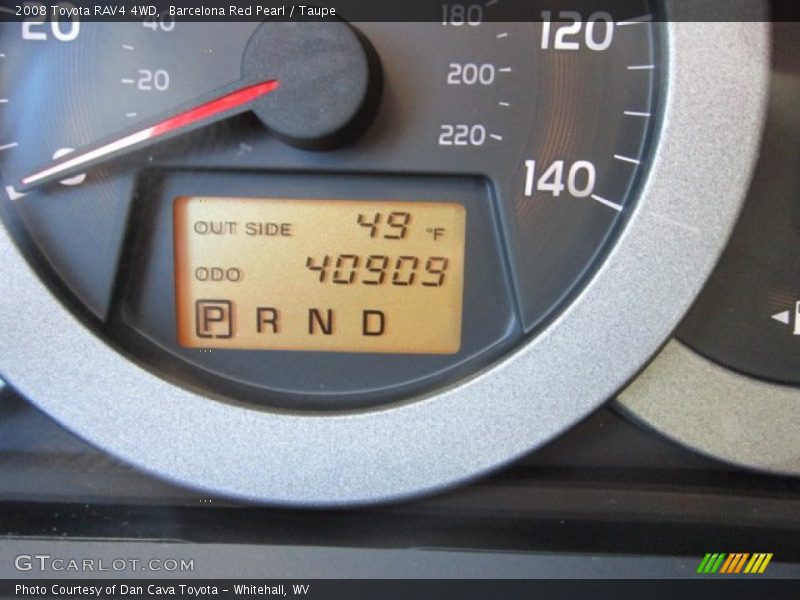 Barcelona Red Pearl / Taupe 2008 Toyota RAV4 4WD