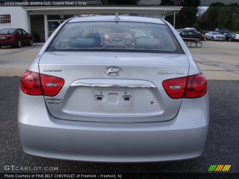 Liquid Silver / Gray 2010 Hyundai Elantra GLS