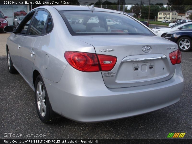 Liquid Silver / Gray 2010 Hyundai Elantra GLS