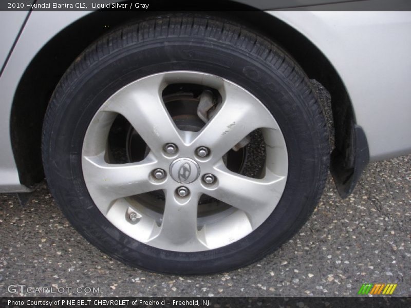 Liquid Silver / Gray 2010 Hyundai Elantra GLS