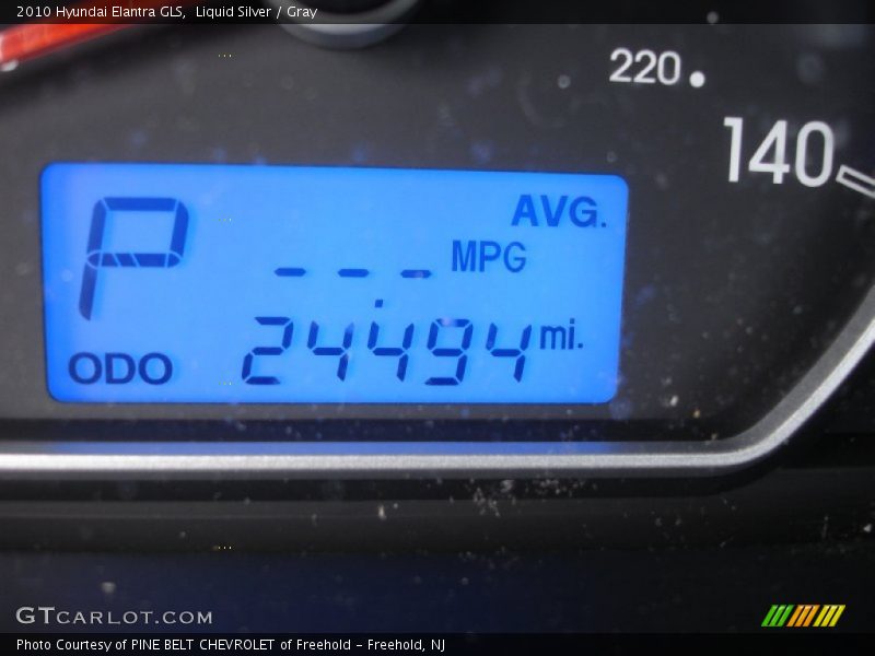 Liquid Silver / Gray 2010 Hyundai Elantra GLS