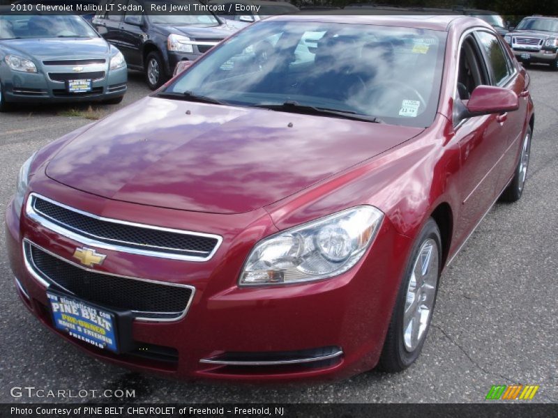 Red Jewel Tintcoat / Ebony 2010 Chevrolet Malibu LT Sedan