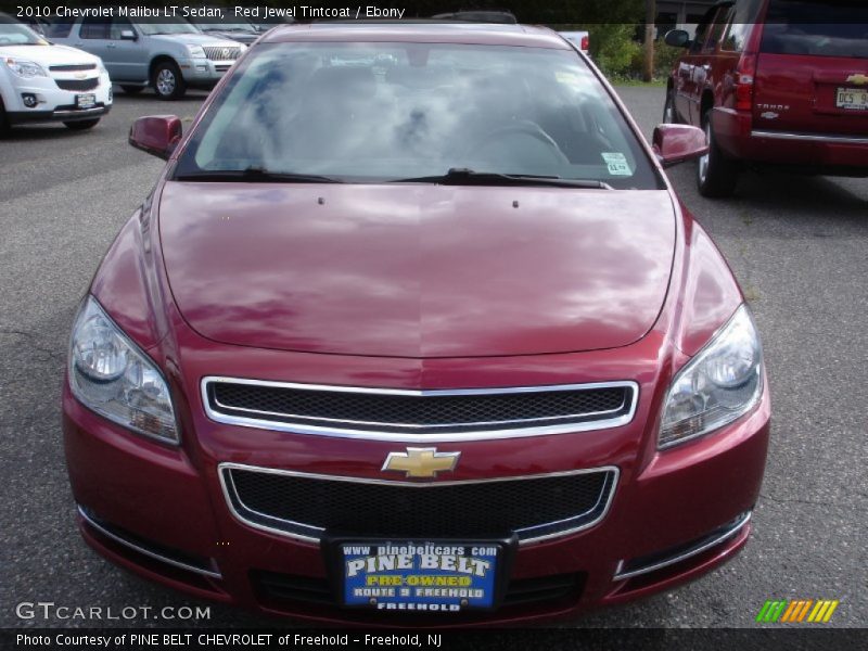 Red Jewel Tintcoat / Ebony 2010 Chevrolet Malibu LT Sedan