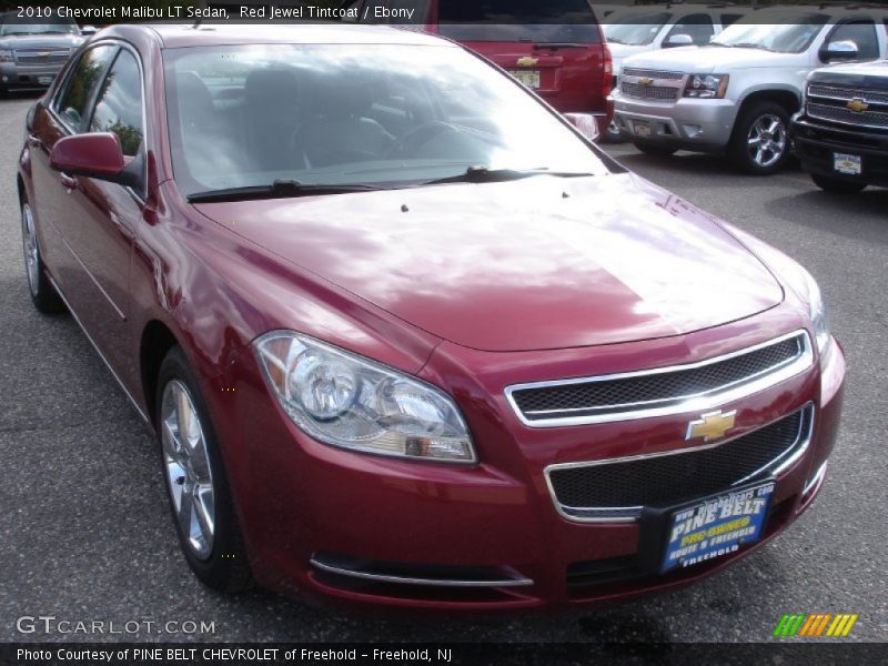 Red Jewel Tintcoat / Ebony 2010 Chevrolet Malibu LT Sedan