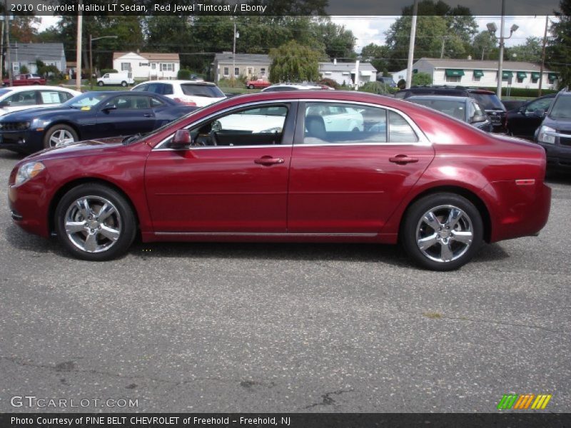 Red Jewel Tintcoat / Ebony 2010 Chevrolet Malibu LT Sedan
