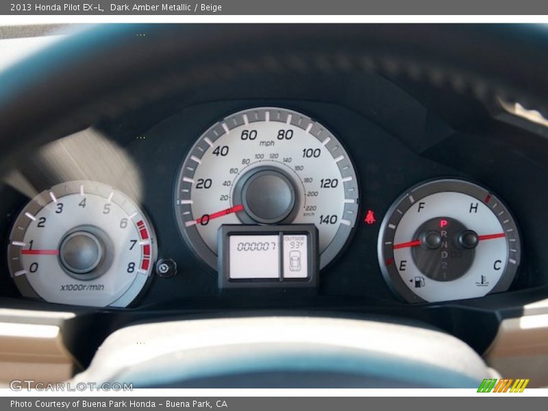  2013 Pilot EX-L EX-L Gauges