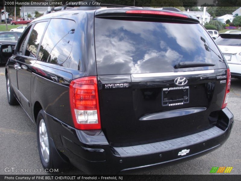 Galaxy Black / Gray 2008 Hyundai Entourage Limited