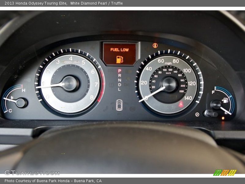  2013 Odyssey Touring Elite Touring Elite Gauges
