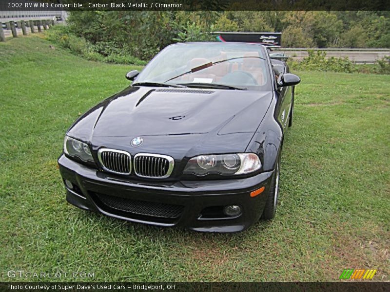 Carbon Black Metallic / Cinnamon 2002 BMW M3 Convertible