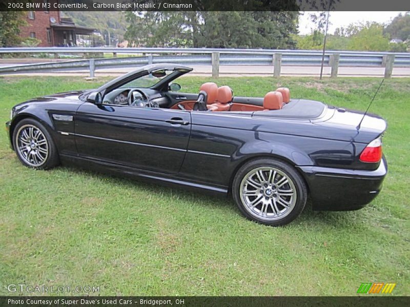 Carbon Black Metallic / Cinnamon 2002 BMW M3 Convertible