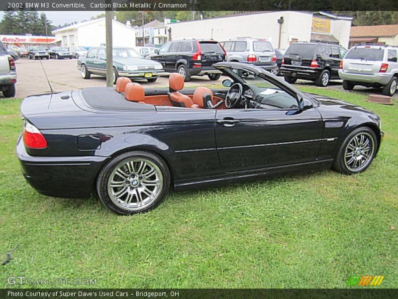 Carbon Black Metallic / Cinnamon 2002 BMW M3 Convertible