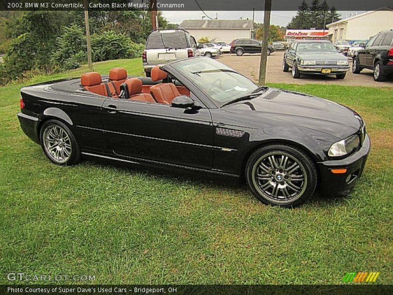 Carbon Black Metallic / Cinnamon 2002 BMW M3 Convertible