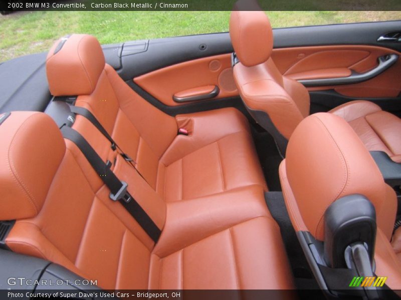 Rear Seat of 2002 M3 Convertible