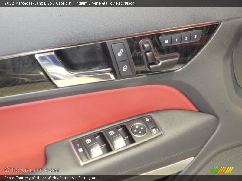 Iridium Silver Metallic / Red/Black 2012 Mercedes-Benz E 350 Cabriolet