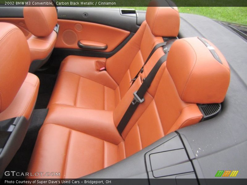 Rear Seat of 2002 M3 Convertible