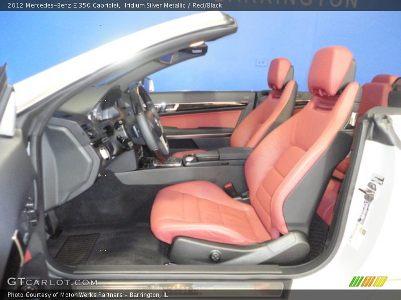 Iridium Silver Metallic / Red/Black 2012 Mercedes-Benz E 350 Cabriolet