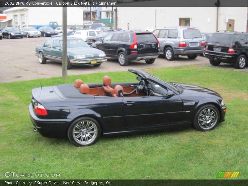 Carbon Black Metallic / Cinnamon 2002 BMW M3 Convertible