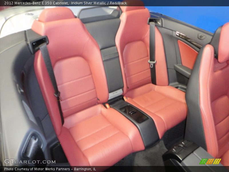 Iridium Silver Metallic / Red/Black 2012 Mercedes-Benz E 350 Cabriolet