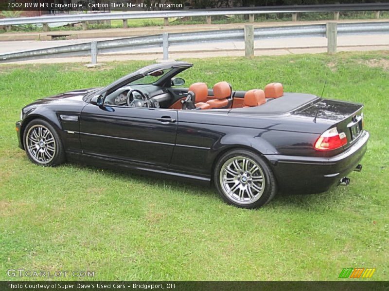Carbon Black Metallic / Cinnamon 2002 BMW M3 Convertible