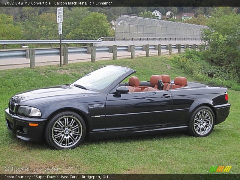 Carbon Black Metallic / Cinnamon 2002 BMW M3 Convertible