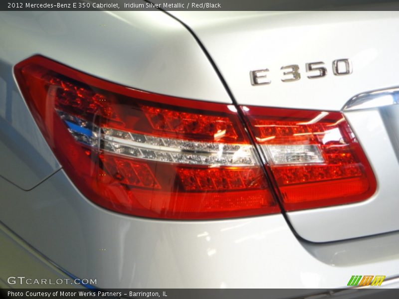 Iridium Silver Metallic / Red/Black 2012 Mercedes-Benz E 350 Cabriolet