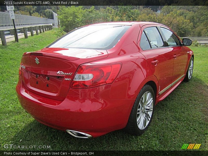 Vivid Red / Black 2011 Suzuki Kizashi GTS AWD